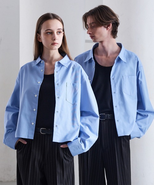 CLEL（クレイル） シャツ 「CLEL」Royal Oxford Cropped Shirt