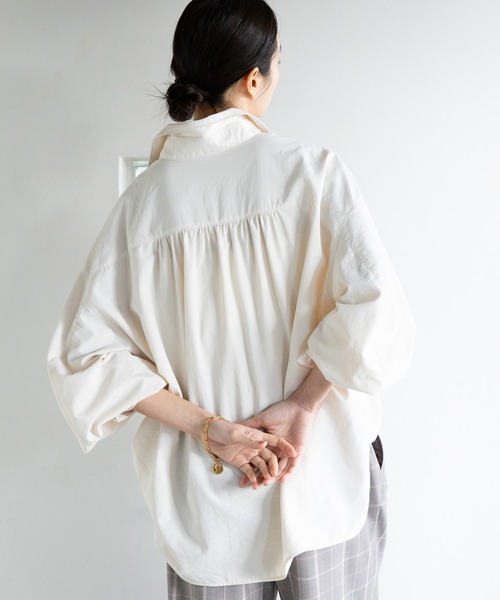 Elura（エルーラ） ブラウス シャツ アイロンいらずレギュラーシャツ