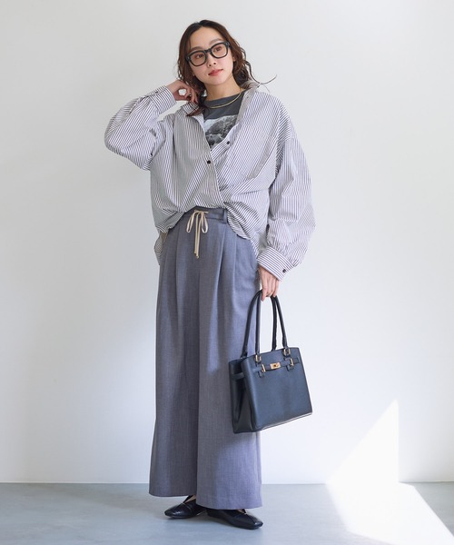 Elura（エルーラ） ブラウス シャツ アイロンいらずレギュラーシャツ