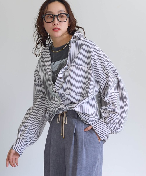 Elura（エルーラ） ブラウス シャツ アイロンいらずレギュラーシャツ