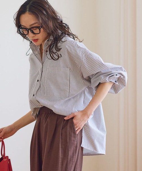 Elura（エルーラ） ブラウス シャツ アイロンいらずレギュラーシャツ