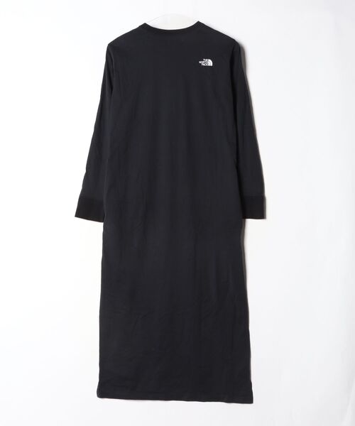 【新品未使用】THE NORTH FACE ブラック ワンピース THE NORTH FACE（ザ ノースフェイス） ワンポイント長袖ワンピース S