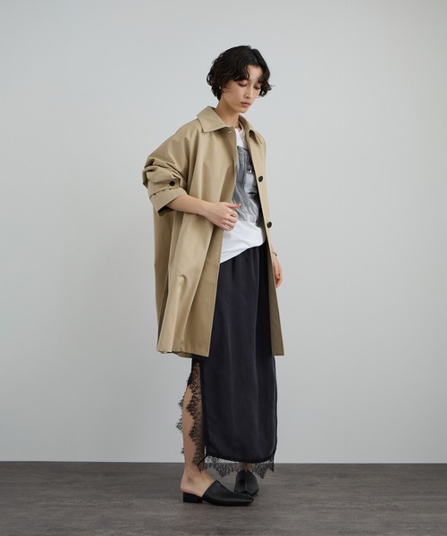 SALON adam et rope'（サロン アダム エ ロペ） ステンカラーコート