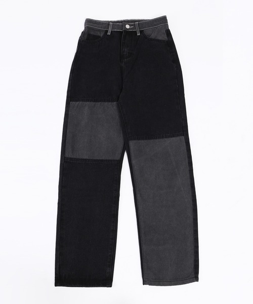 「WC」 デニムパンツ FREE ブラック レディース_画像2