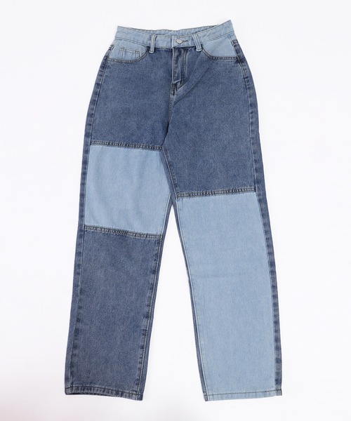 「WC」 デニムパンツ FREE ブラック レディース_画像3