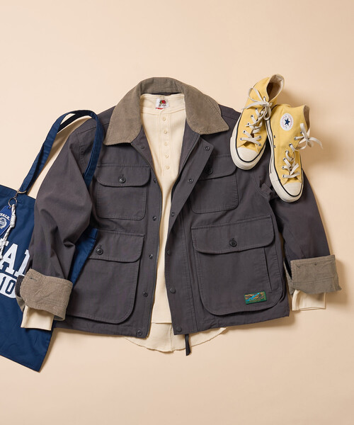 Foxfire x FREAK'S STORE ナイロン ジャケット アウター Foxfire（フォックスファイヤー） ブルゾン アウター メンズ