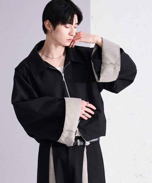 Ellno Loset(エルノロゼット) ブルゾン アウター パターン Ellno Loset(エルノロゼット) ブルゾン アウター パターン