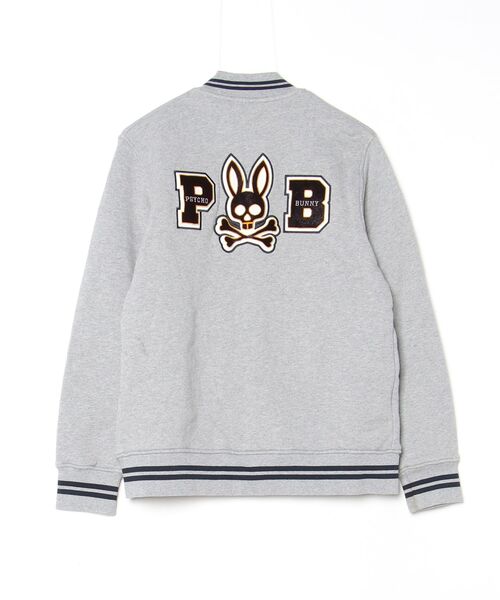 「Psycho Bunny」 ジャケット SMALL グレー メンズ_画像2