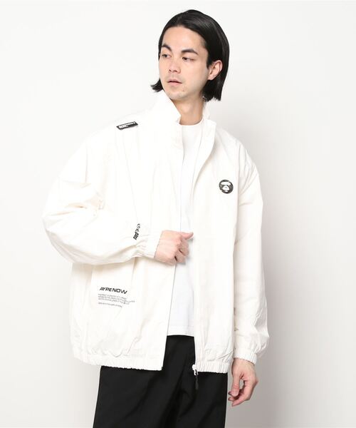 「AAPE BY A BATHING APE」 ナイロンブルゾン MEDIUM ベージュ系その他2 メンズ_画像3