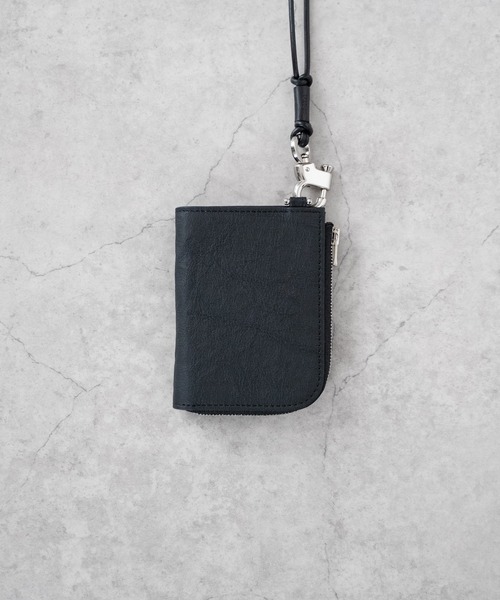 SENTI（センティ） 財布 「 」Dyneema Leather COMPACT ZIP WALLET