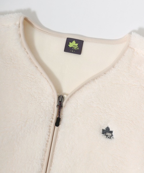 「LOGOS」 ブルゾン L チャコール レディース_画像8