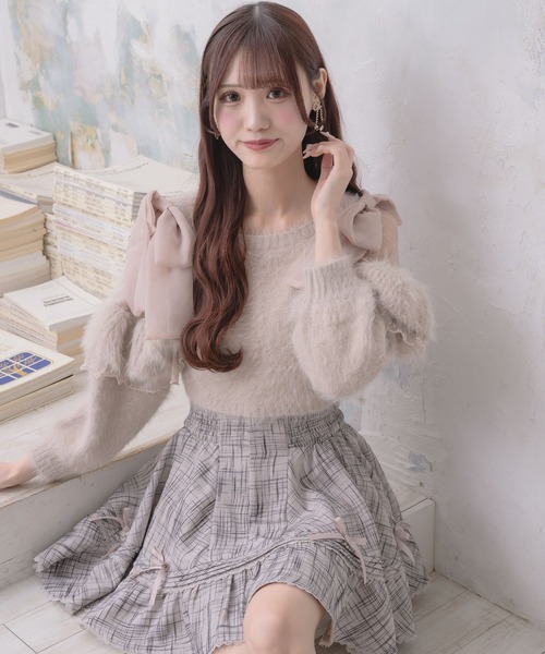 「couture BY ROJITA」 長袖ニット FREE ホワイト レディース_画像5
