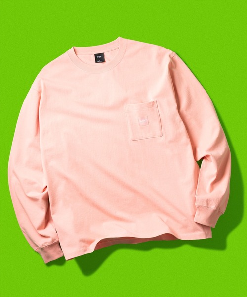 HUF（ハフ） tシャツ BOX LOGO POCKET LS TEE メンズ レディース