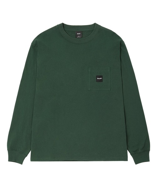HUF（ハフ） tシャツ BOX LOGO POCKET LS TEE メンズ レディース