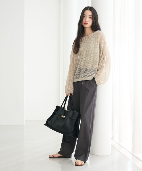 BEAUTY＆YOUTH UNITED ARROWS ニット セーター ペーパーメッシュ