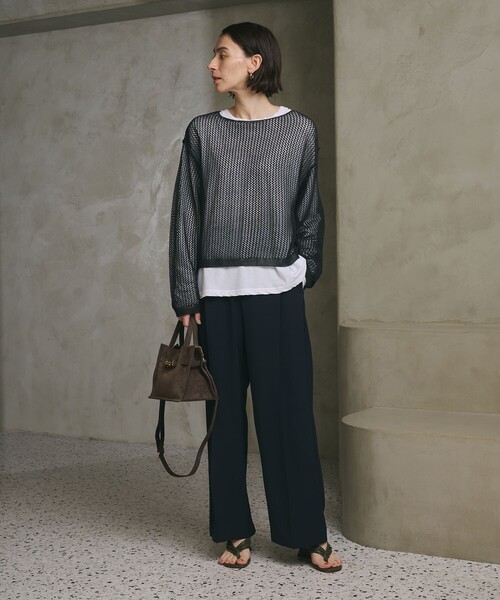 BEAUTY＆YOUTH UNITED ARROWS ニット セーター ペーパーメッシュ