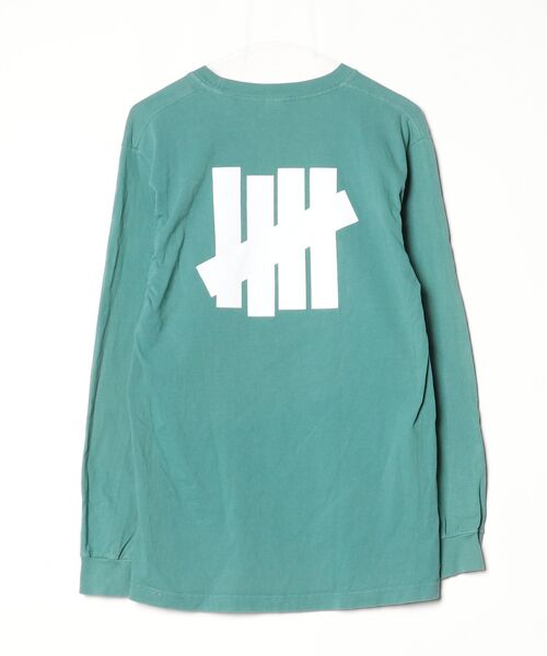 「UNDEFEATED 」 ワンポイント長袖Tシャツ S グリーン メンズ_画像2