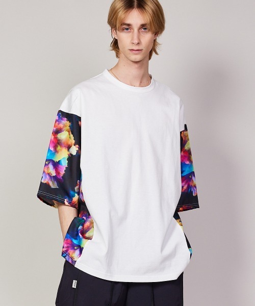 「rehacer」 半袖Tシャツ MEDIUM ブラック メンズ_画像2