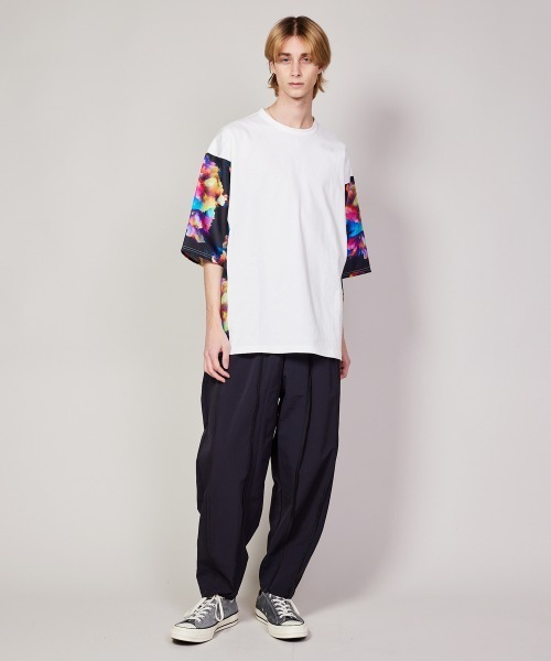 「rehacer」 半袖Tシャツ MEDIUM ブラック メンズ_画像4
