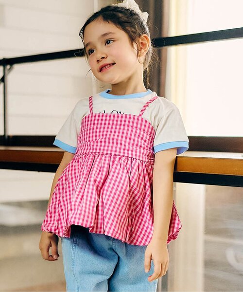 apres les cours（アプレレクール） バルーンビスチェ キッズ 子供服