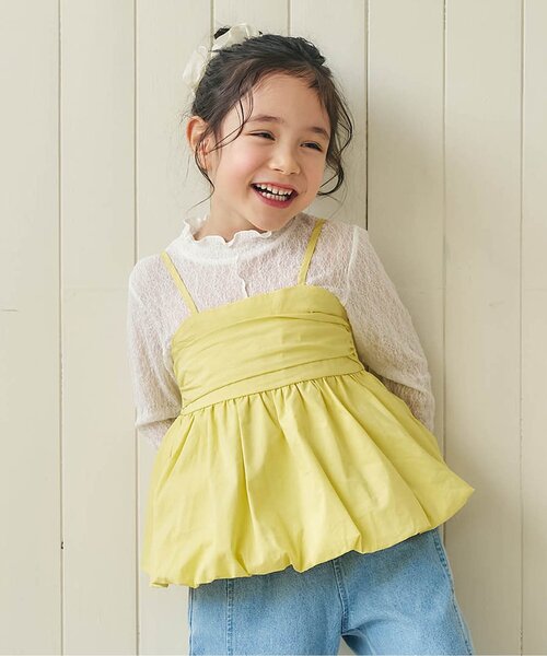 apres les cours（アプレレクール） バルーンビスチェ キッズ 子供服