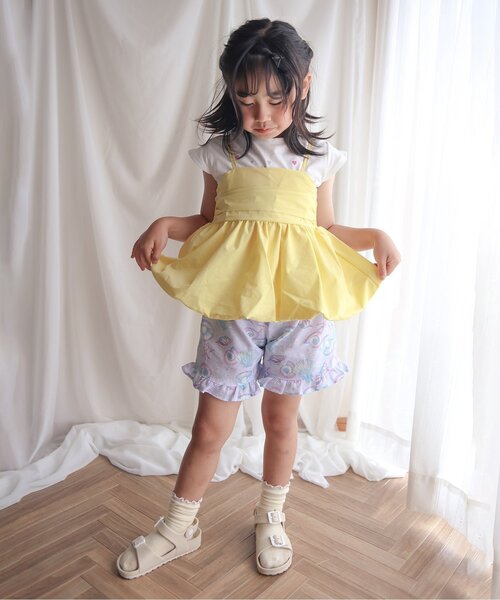apres les cours（アプレレクール） バルーンビスチェ キッズ 子供服