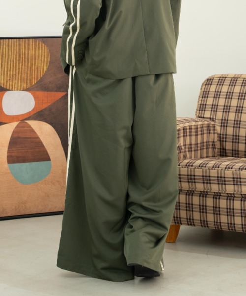 「eLur」 スラックス MEDIUM アイボリー レディース_画像9