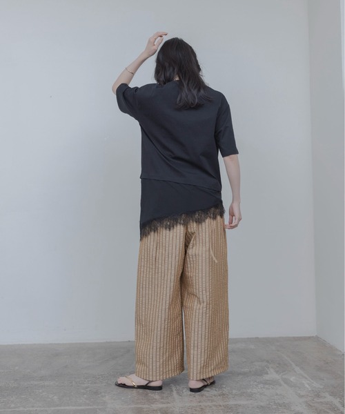 Eimee Law（エイミーロウ） tシャツ 半袖 アニマルフォト＆刺繍pt