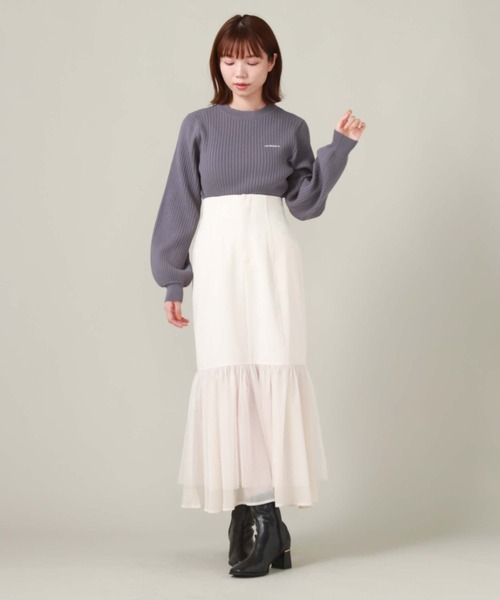 「archives」 長袖ニット MEDIUM アイボリー レディース_画像5