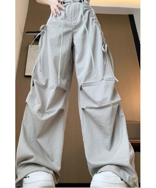 カーゴパンツ ドローコードイージーパンツ レディース メンズ