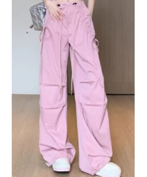 カーゴパンツ ドローコードイージーパンツ レディース メンズ