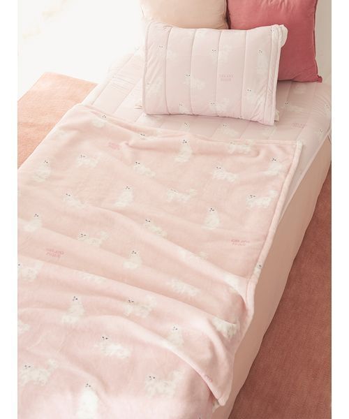 gelato pique Sleep ベッド 寝具 「Sleep」CAT柄コットン毛布