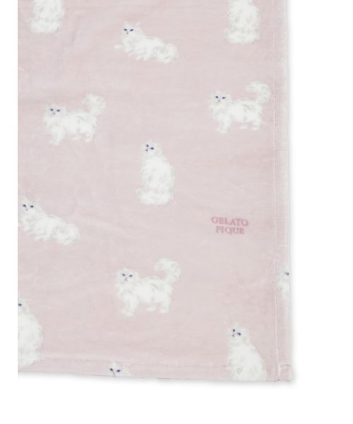 gelato pique Sleep ベッド 寝具 「Sleep」CAT柄コットン毛布