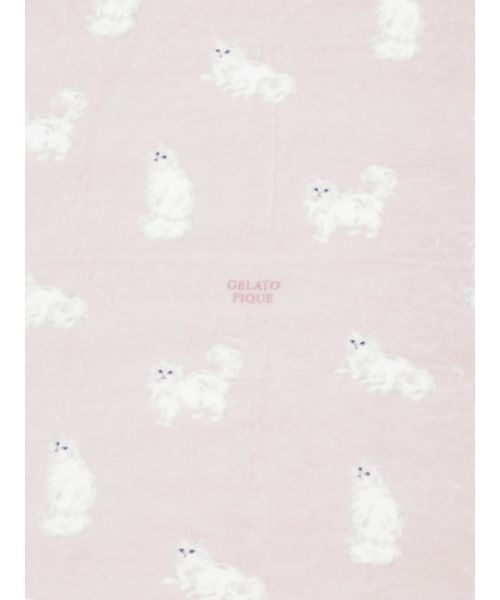 gelato pique Sleep ベッド 寝具 「Sleep」CAT柄コットン毛布