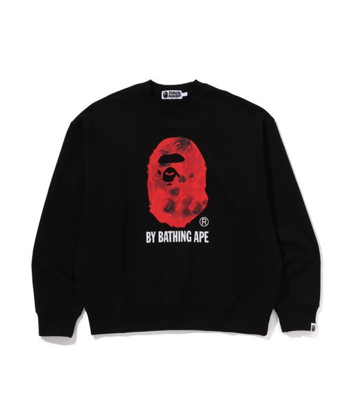 AAPE ブラック スウェット A BATHING APE（アベイシングエイプ） スウェットカットソー SMALL