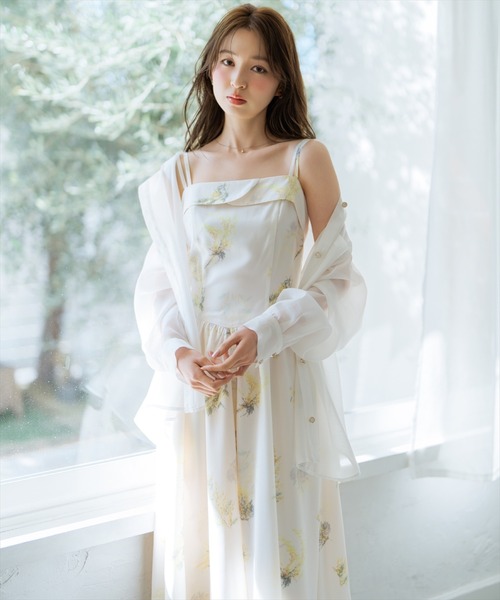 pp closet ミモザワンピース WILLSELECTION（ウィルセレクション） ワンピース ミモザプリント