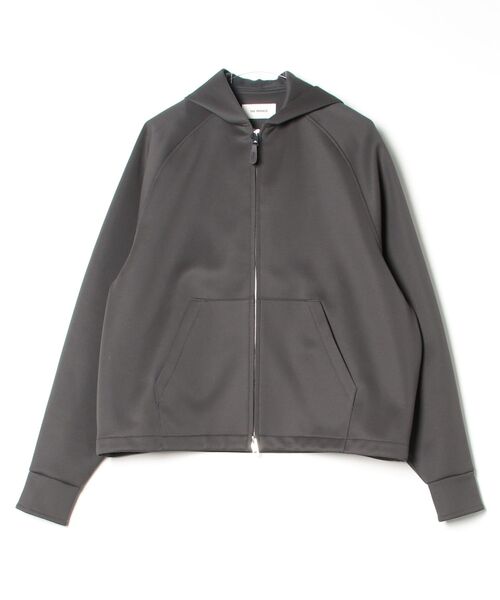 THE RERACS ザ リラクス ジップアップ　パーカー　グレー　チュニック丈 THE RERACS（ザ リラクス） ジップアップパーカー 46 グレー メンズ