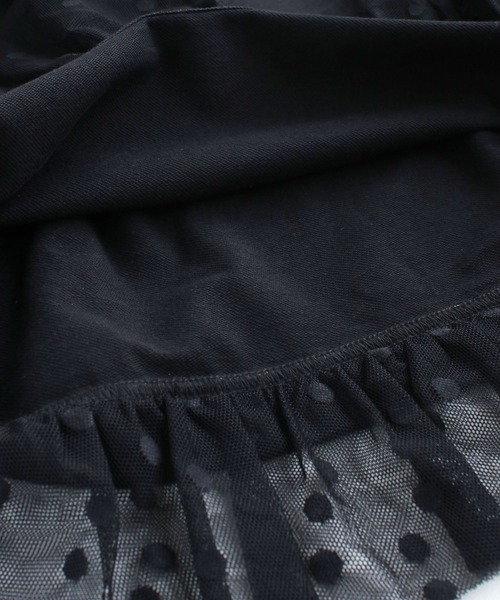 「Rora」 「KIDS」長袖ワンピース 110cm ブラック キッズ_画像9