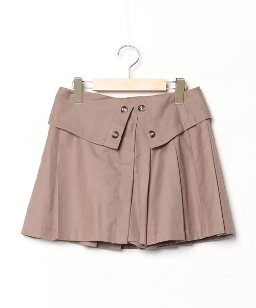 Her lip to Pleated Mini Skort M ブラウン レディース : ZOZOTOWN