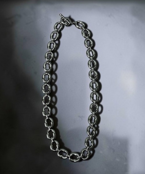 ARROWM アレルギー対応 ネックレス ボールドチェーンブロック