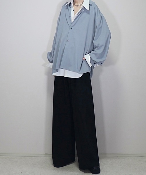 「Loose/ルース」 スラックス X-SMALL チャコールグレー メンズ_画像7