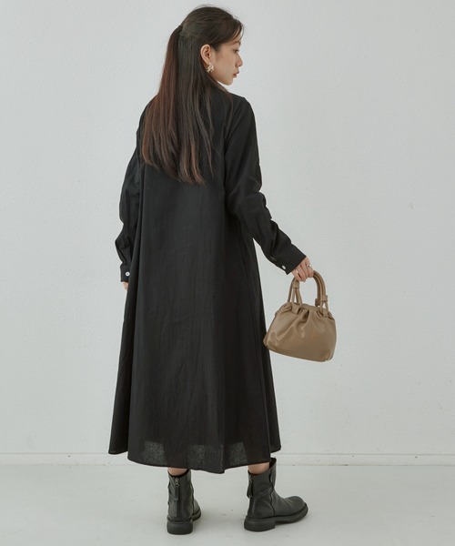 「MAISON DE THERESE」 長袖ワンピース FREE ブラック レディース_画像9