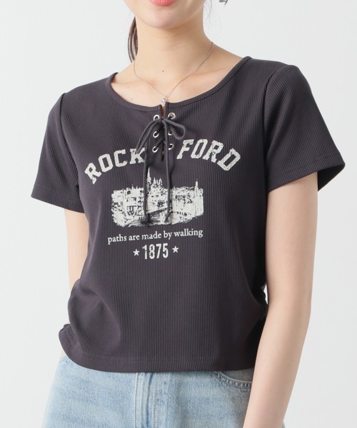 Honeys（ハニーズ） tシャツ 半袖 「ハニさら・接触冷感・UVカット