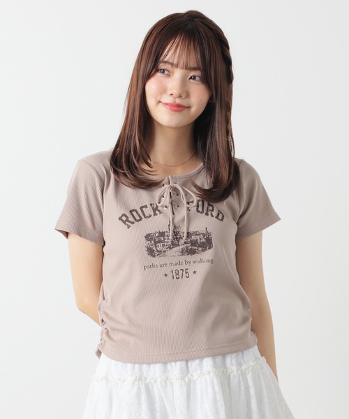 Honeys（ハニーズ） tシャツ 半袖 「ハニさら・接触冷感・UVカット