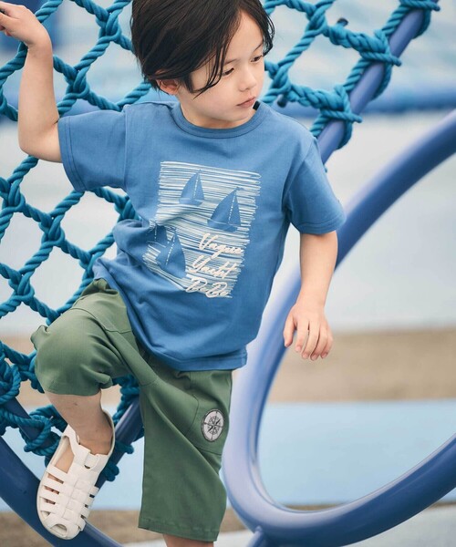 BeBe（ベベ） ハーフパンツ パンツ 「接触冷感」ストレッチウェザー 