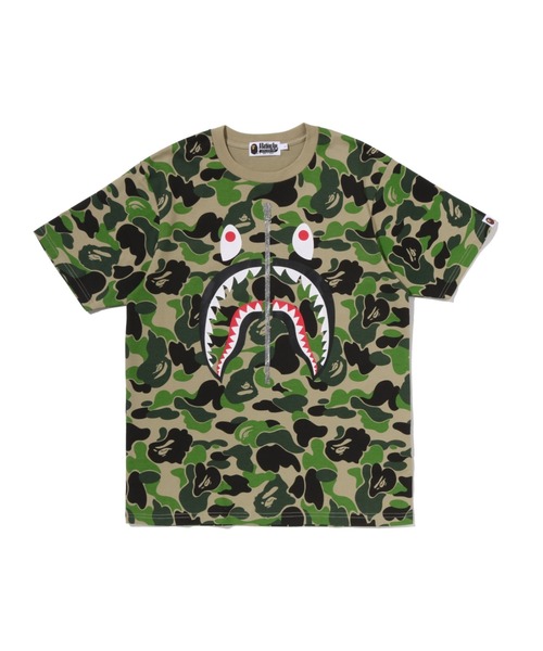 A BATHING APE（アベイシングエイプ） tシャツ ABC CAMO SHARK TEE