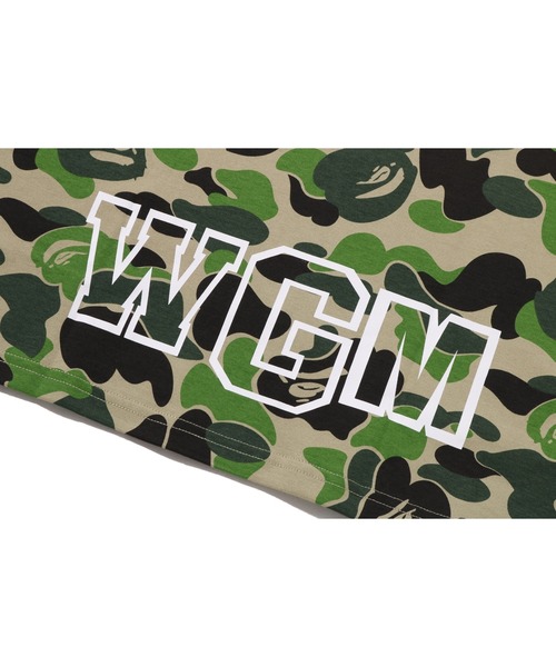 A BATHING APE（アベイシングエイプ） tシャツ ABC CAMO SHARK TEE