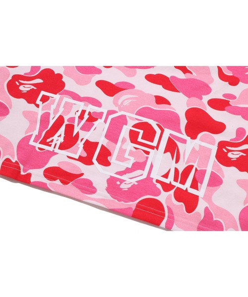 A Bathing Ape Shark Camo Tシャツ ピンク A BATHING APE（アベイシングエイプ） tシャツ ABC CAMO SHARK TEE