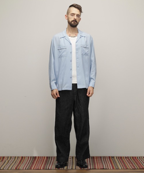 Schott N.Y.C（ショット） 「Schott」 長袖シャツ M ブラック メンズ
