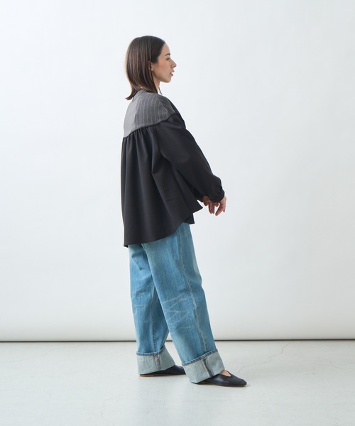 「Kelen」 デニムパンツ S インディゴブルー レディース_画像6